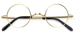 Chelsia Round Gold Glasses1