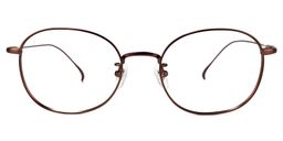 Rafaela Oval Brown Glasses0