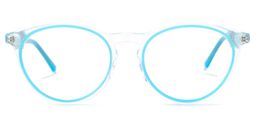 Snacky Round Blue Glasses0