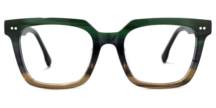 Minion Square Green Glasses