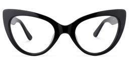 Claudette Black Cat eye Glasses0