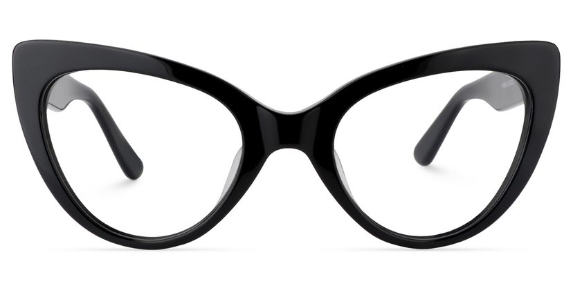 Claudette Black Cat eye Glasses