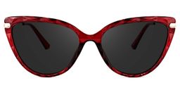 Lucas Red Cat eye Sunglasses0