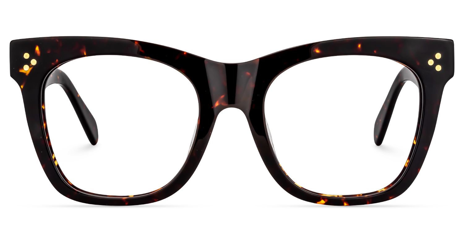 Rectangle Tortoise Glasses | Zeelool Eyewear0