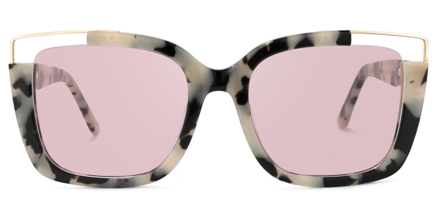 Dortch Square Light-Tortoise Prescription Sunglasses | ZEELOOL0