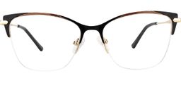 Clive Cat Eye Black Glasses0