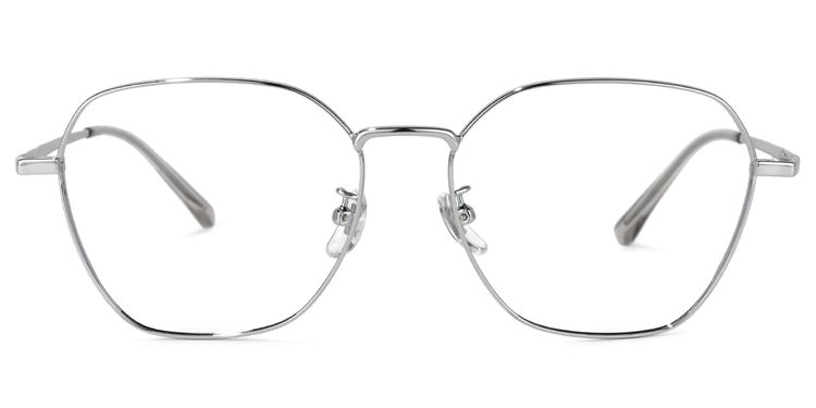 Sindele Square Silver Glasses