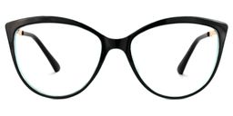 Omari Cateye Black Glasses0
