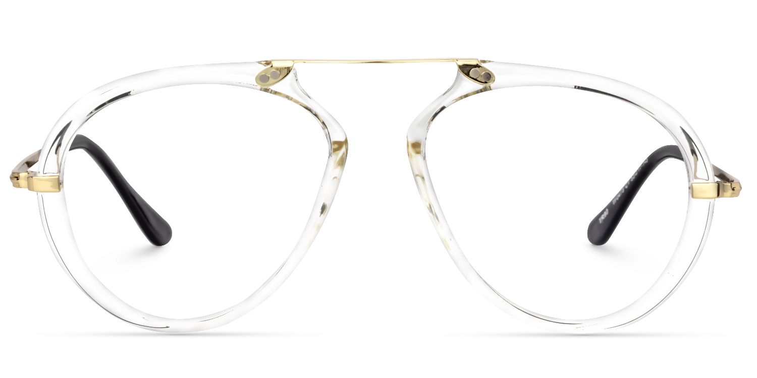 Geometric Clear Glasses | Zeelool Glasses0