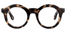 Barger Round Tortoise Glasses0
