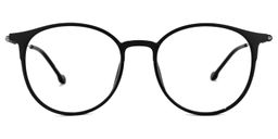 Gamble Black Round Glasses0