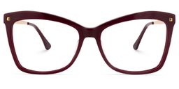 Isaebella Butterfly Dark-Red Glasses0