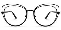 Terianna Cateye Black Glasses0