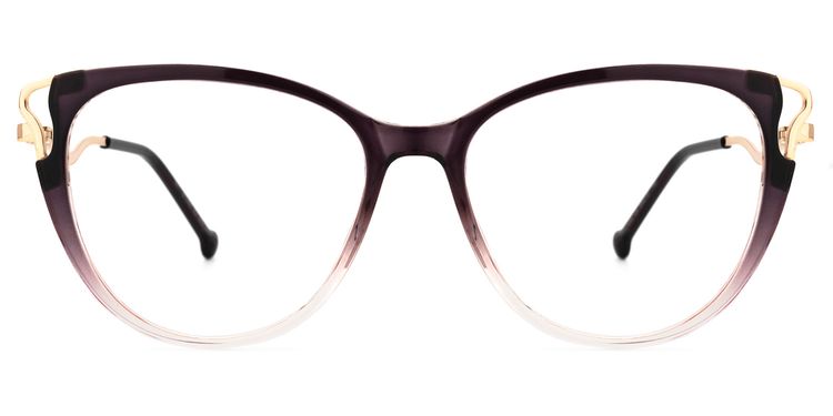Gisela Cateye Purple Glasses
