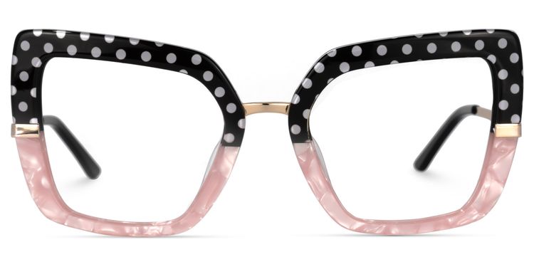 Natalin Square Pink Glasses