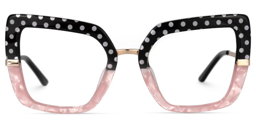 Natalin Square Pink Glasses