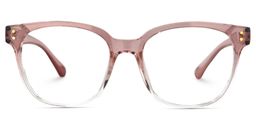 Aenid Square Pink Glasses0