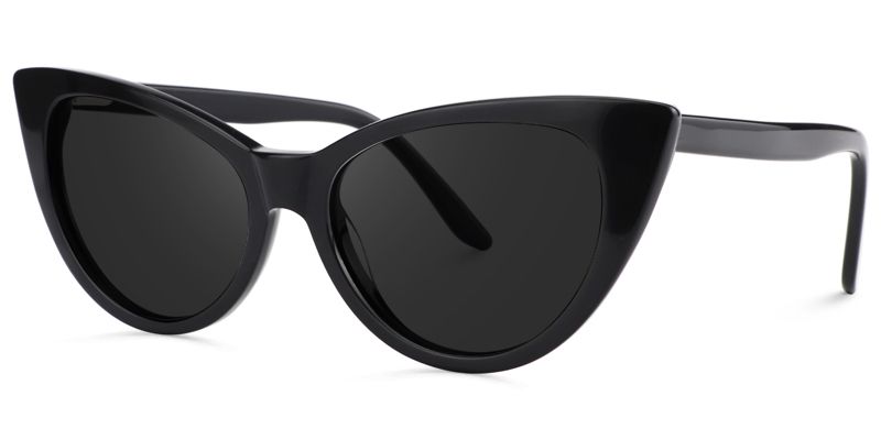 Jaden Cat Eye Style Black Frame Sunglasses | ZEELOOL1