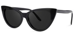 Jaden Black Cat eye Sunglasses1