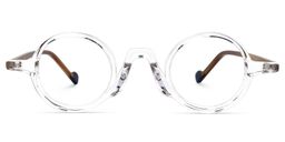 Sauri Round Clear Glasses0