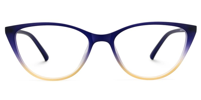 Lucy Cateye Blue Glasses