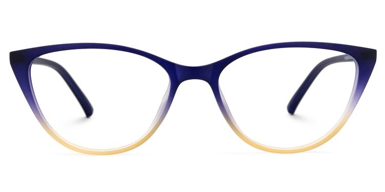 Lucy Cateye Blue Glasses