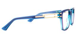 Jennie Square Blue Glasses2