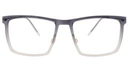 Alvin Rectangle Gray Glasses0