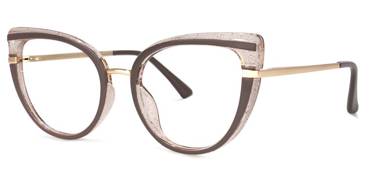 Medinas Cateye Khaki Glasses