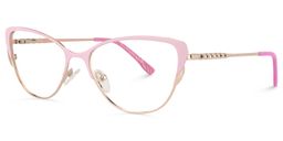 Donald Cat Eye Pink Glasses1