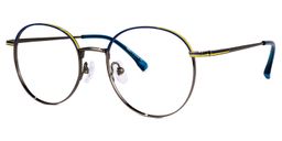 Marilia Round Blue Glasses1