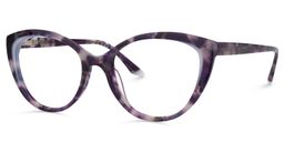 Eugenia Cateye Purple Tortoise Glasses1