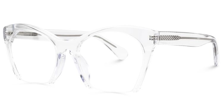 Christine Cat Eye Clear Glasses