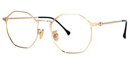 Chasisty Geometric Gold Glasses1