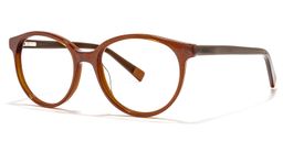 Emanuel Round Red-Brown Glasses2