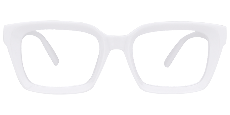 Rectangle White Reading Glasses | Zeelool Reading Glasses0