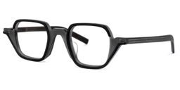 Tomika Geometric Black Glasses1