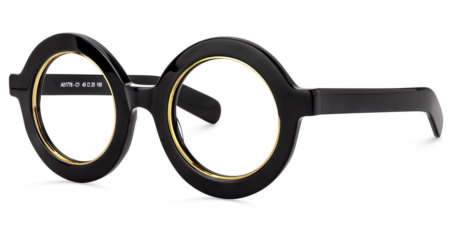 Round Black Glasses | Zeelool Glasses1