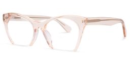 Christine Cat Eye Orange Glasses2