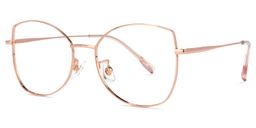 Field Butterfly Rose-Gold Glasses 1