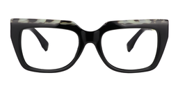 Oakes Rectangle Black Glasses0