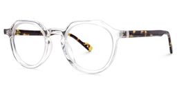 Foley Geometric Clear Glasses2