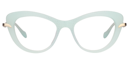 Beatty Cateye Light Green Glasses0