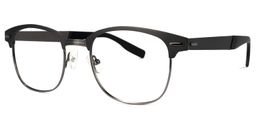 Shonia Browline Gray Glasses1