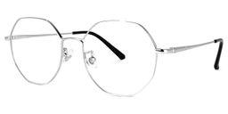 Neisa Geometric Silver Glasses1