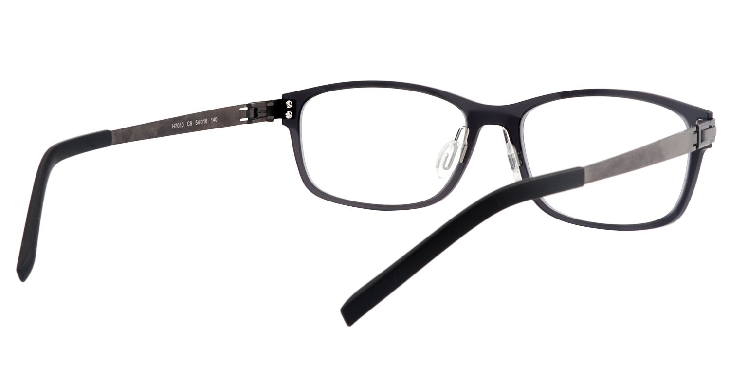 Rectangle Black Glasses | Zeelool Glasses3