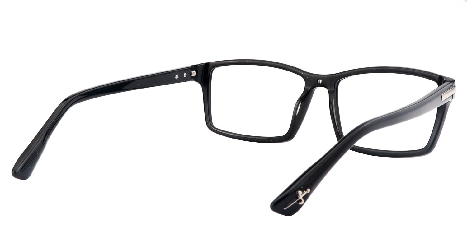 Rectangle Black Glasses | Zeelool Glasses5