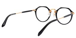 Aldrich Round Black Glasses5