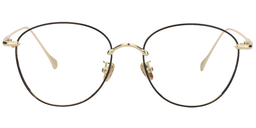 Laurel Round Black Glasses0