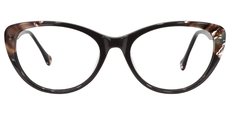 Cateye Brown Glasses | Zeelool Eyeglasses0